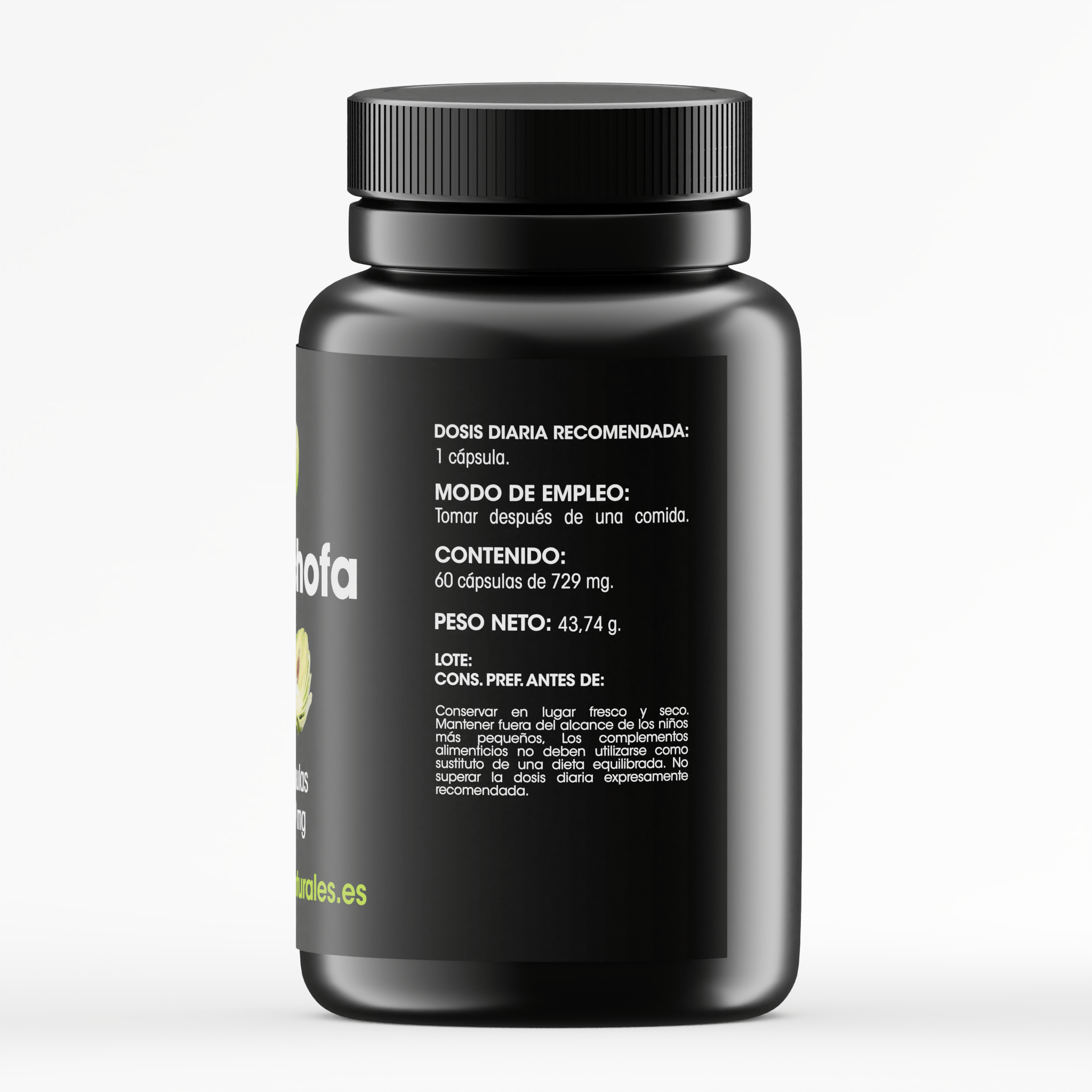 Alcachofa Extracto Seco - 60 cápsulas - Imagen 3