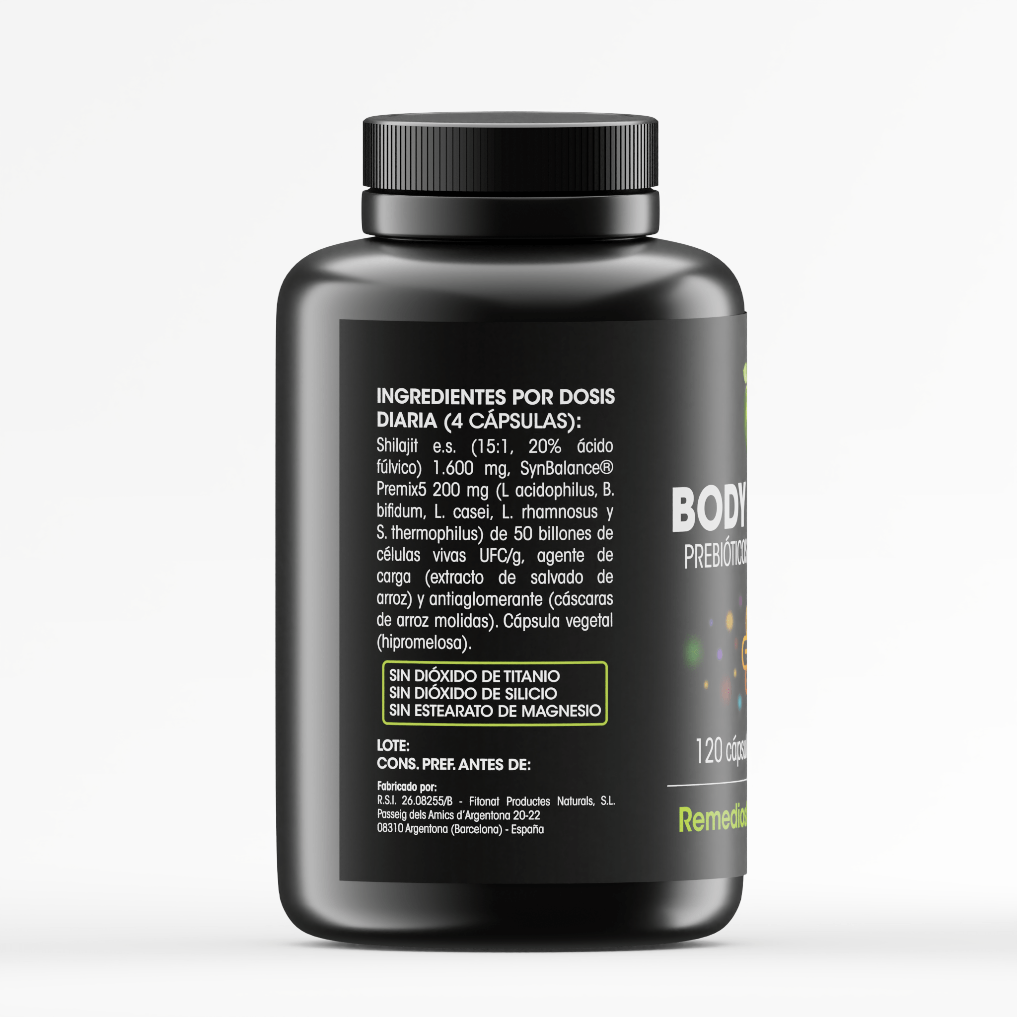Body Biotic - Ácido Fúlvico y Probioticos - 120 cápsulas - Imagen 2