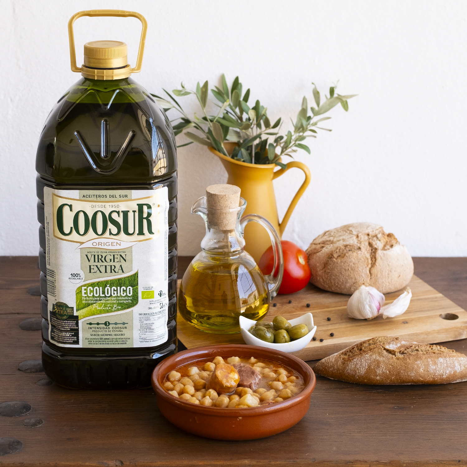 ACEITE DE OLIVA VIRGEN EXTRA ECOLÓGICO 5 L - Imagen 2