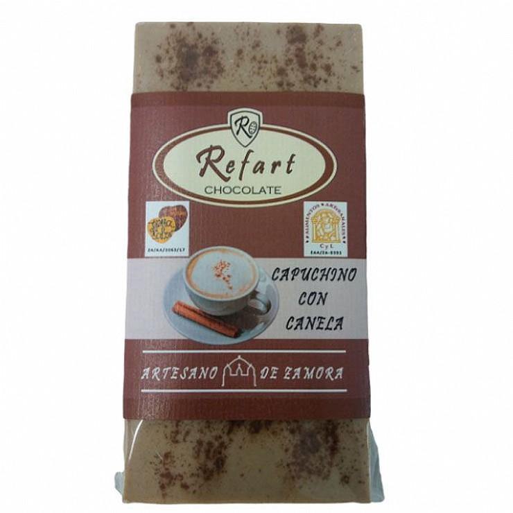 Tableta de capuchino con canela.