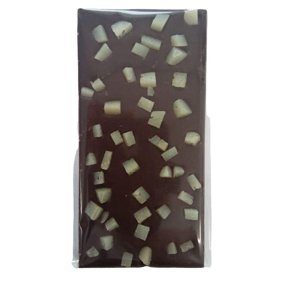 Tableta de chocolate negro con queso. - Imagen 2