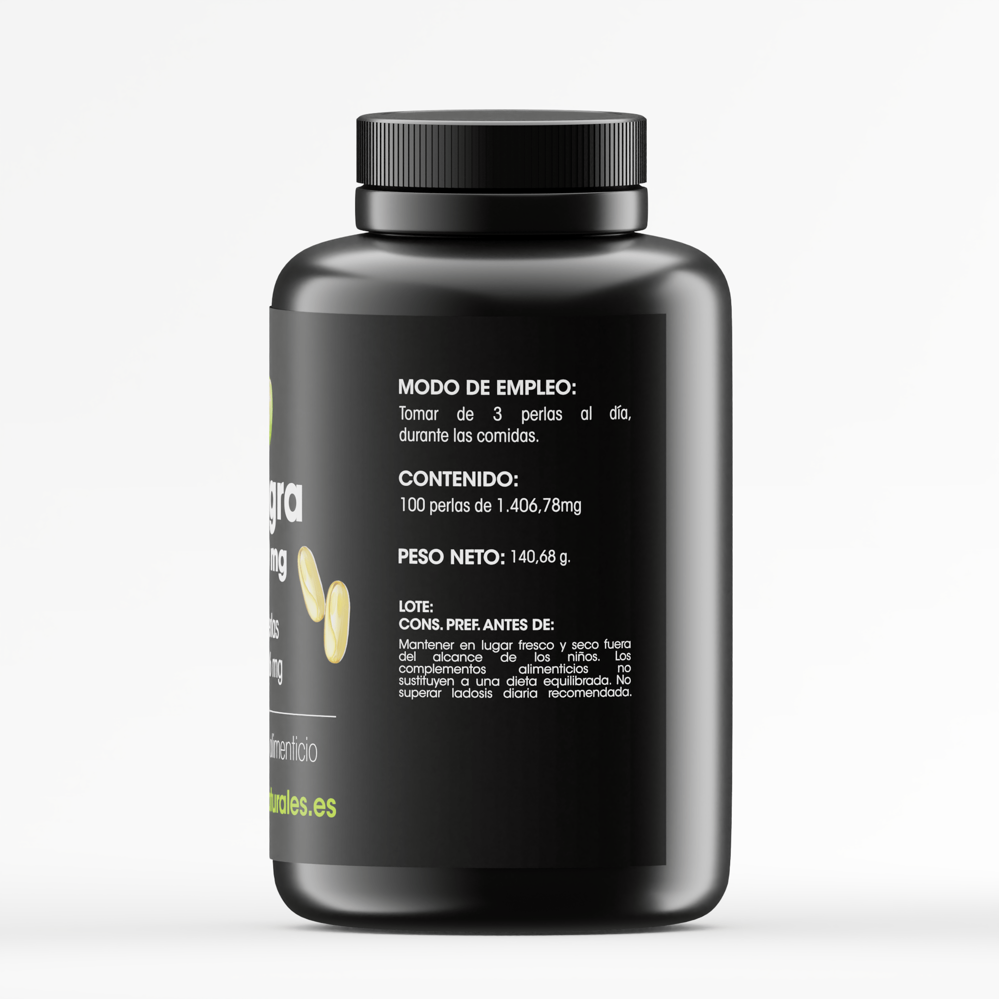 Aceite de Onagra 1000mg con Vitamina E - 100 Perlas - Imagen 3