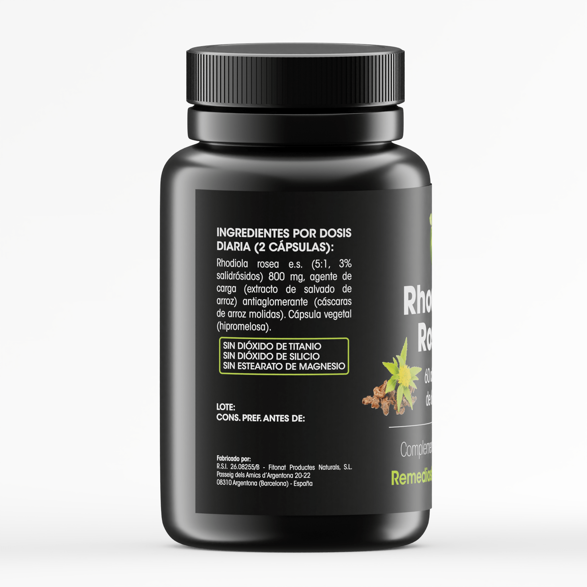 Rhodiola Rosea - 60 cápsulas - Imagen 2