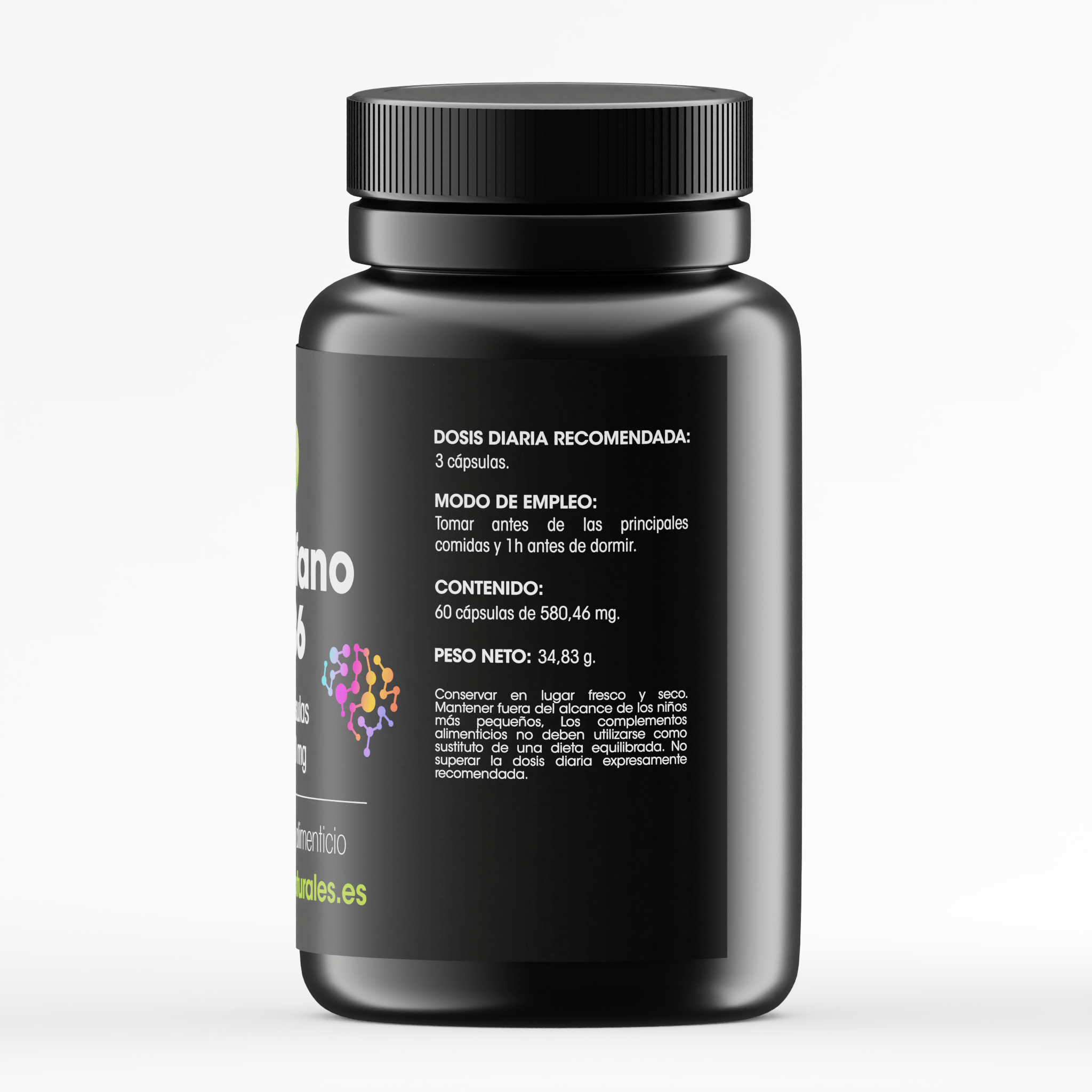 Triptófano + B6 - 60 cápsulas - Imagen 3