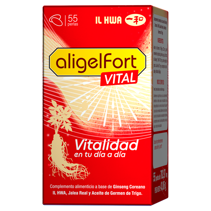 Aligel Forte Tongil - 55 Perlas de Ginseng Coreano