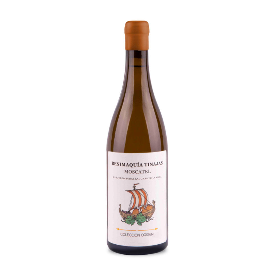Benimaquía Tinajas Blanco Moscatel Vino natural Finca Casa Balaguer