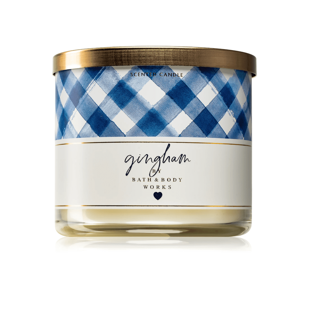 Candle Bath & Body Works Gingham