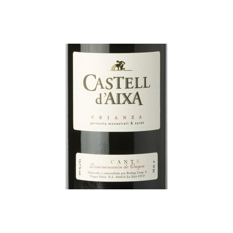Castell d'Aixa Tinto Crianza Bodegas Xaló. Caja 6 uds. - Imagen 2