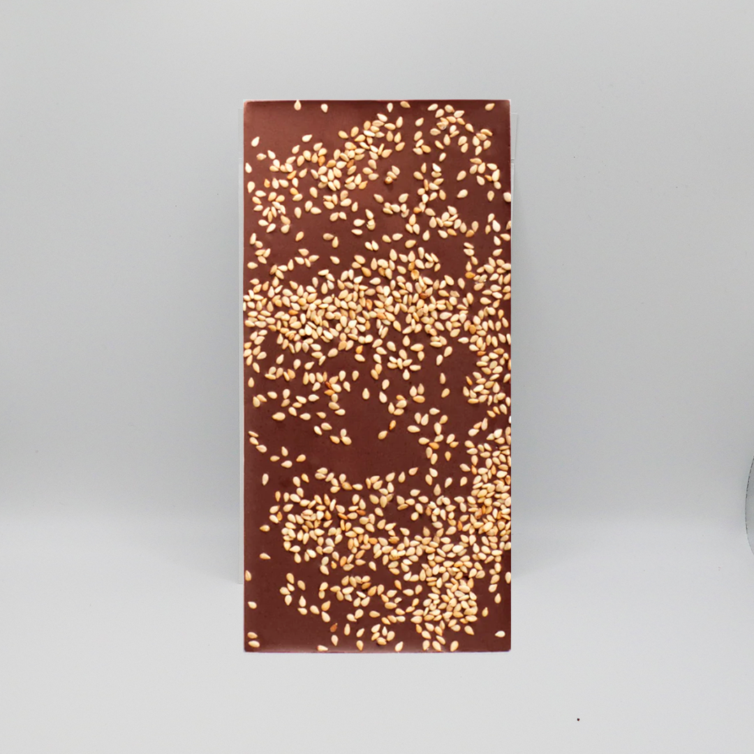 Chocolate negro con tahini y sésamo Kaicao - tableta 70g - Imagen 2