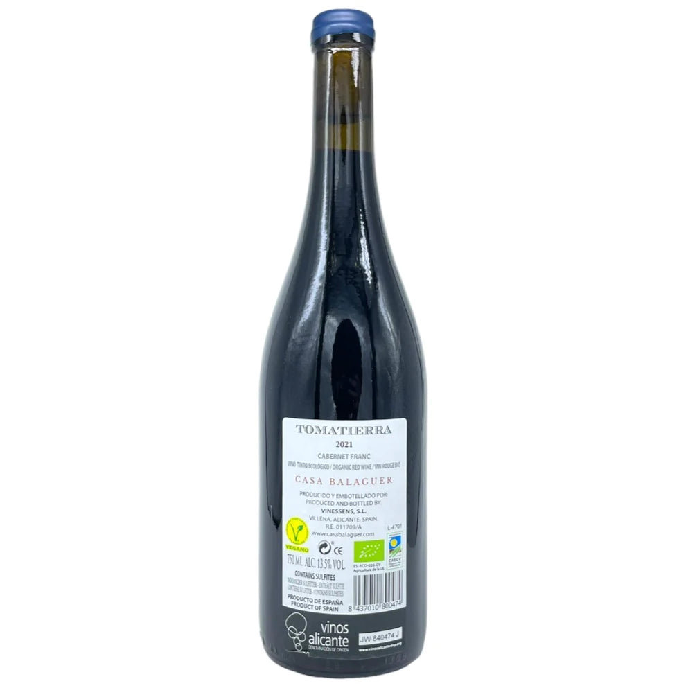 Tomatierra Cabernet Franc Natural de Finca Casa Balaguer - Imagen 2