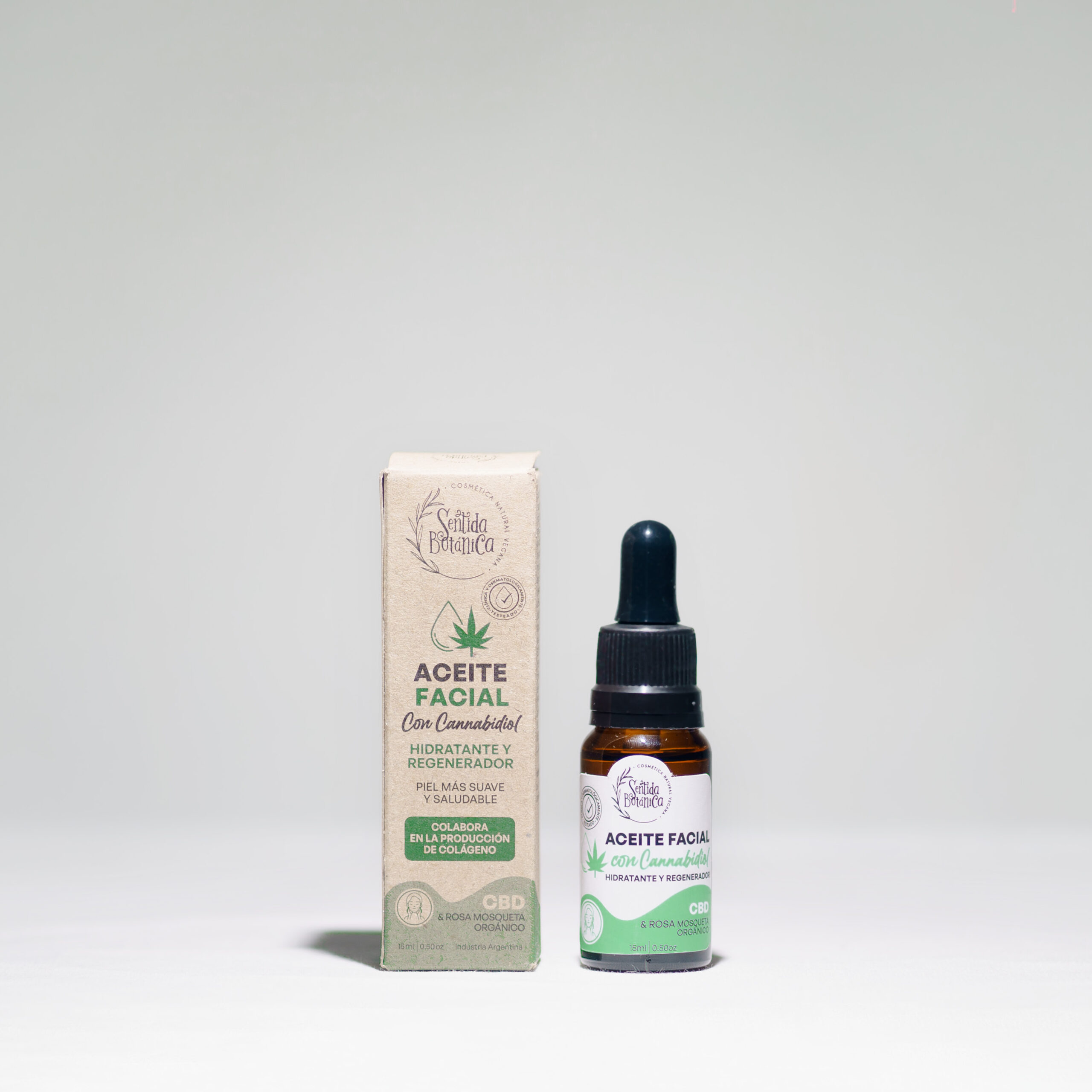 ACEITE FACIAL CON CBD 15 ML – SENTIDA BOTÁNICA