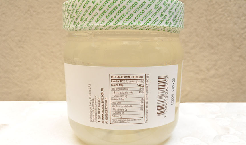 ACEITE DE COCO VIRGEN 1 LITRO GOD BLESS YOU - Imagen 4