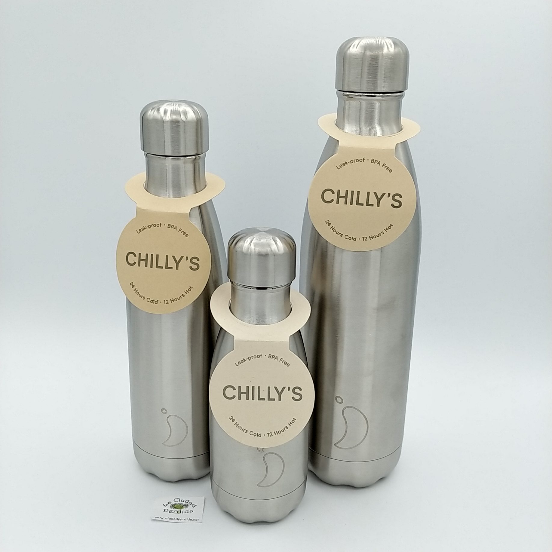 Botella Ecológica Chilly’s Inox 750ml - Imagen 2