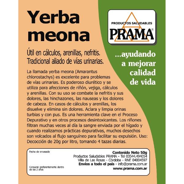 HIERBA YERBA MEONA 50 GR. – PRAMA