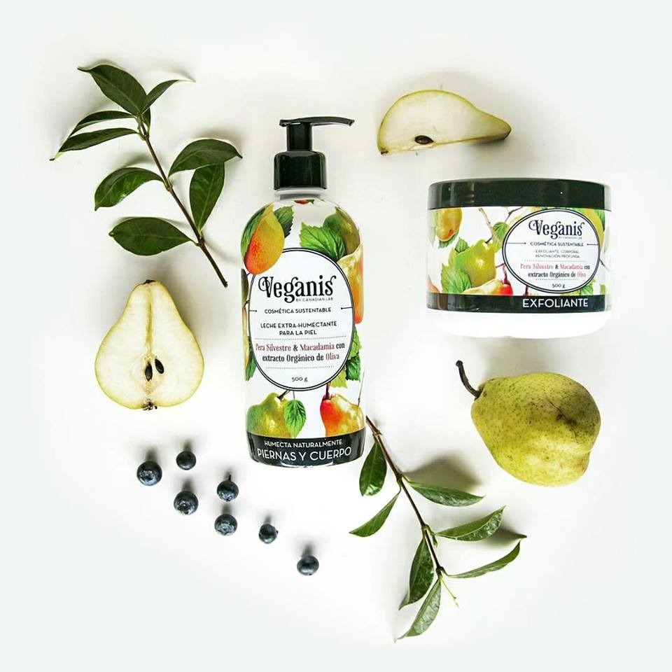 CREMA PARA LA PIEL EXTRA-HUMECTANTE PERA SILVESTRE Y MACADAMIA 500GR VEGANIS - Imagen 3