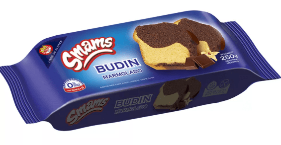 BUDÍN MARMOLADO 250GR SMAMS - Imagen 2