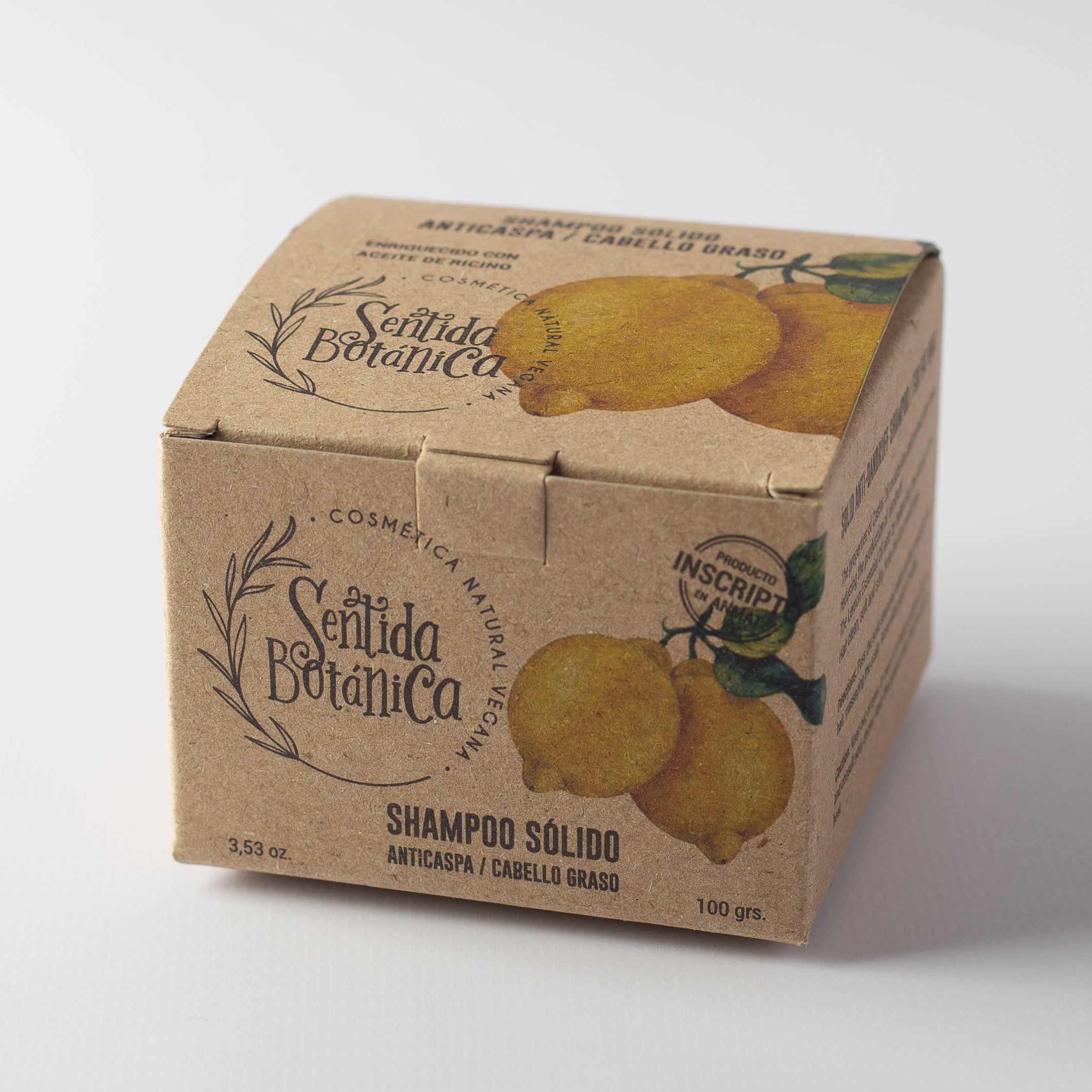 SHAMPOO SÓLIDO – CABELLO GRASO SENTIDA BOTÁNICA