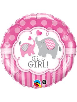 Globo foil It´s a Girl Elephants