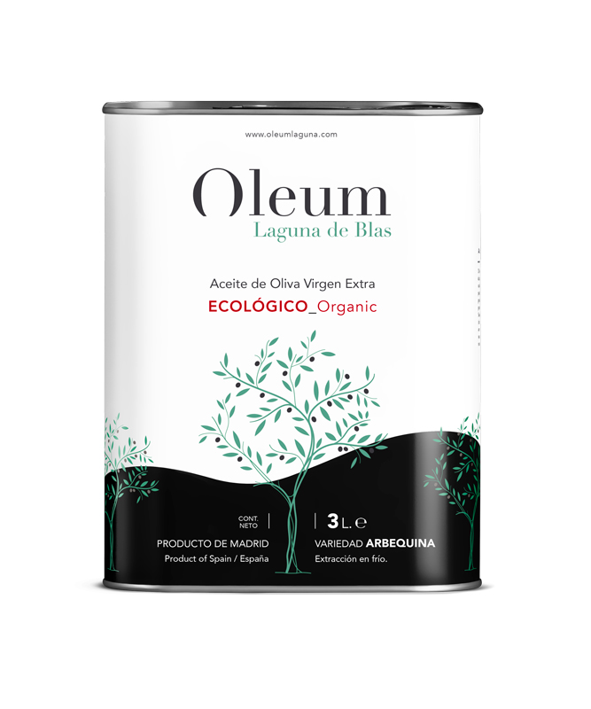 Lata aceite ecológico 100% Arberquina 3L.