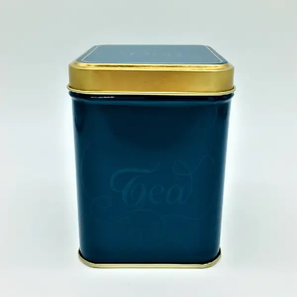 Lata Cuadrada 100 G Té Azul
